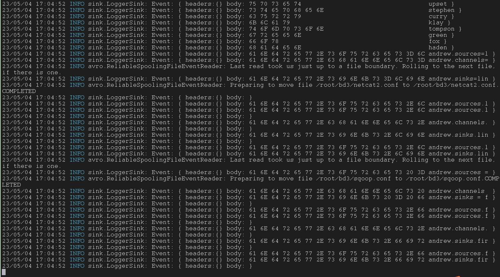 （传输了我所有的 .conf 文件）