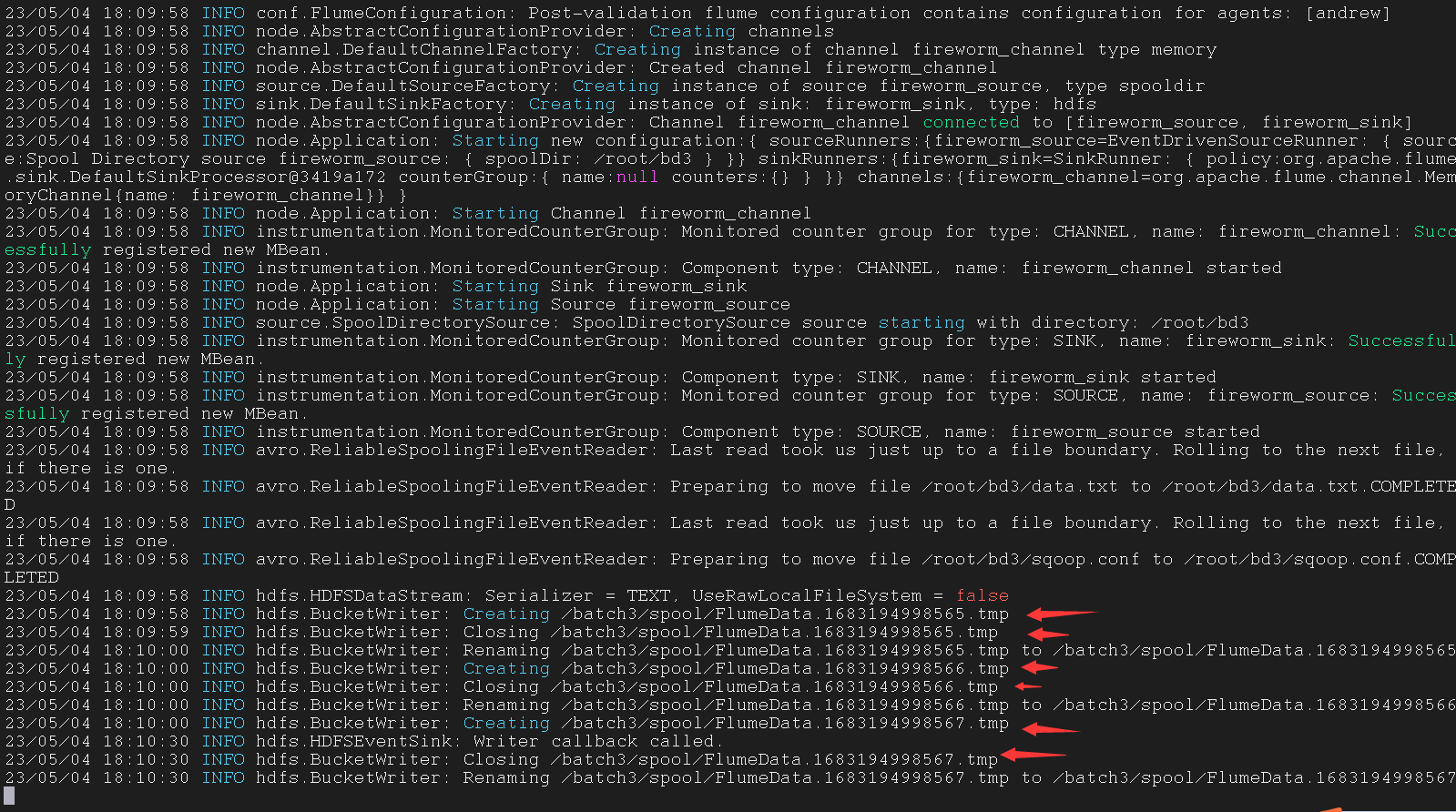 这是在等待上传数据