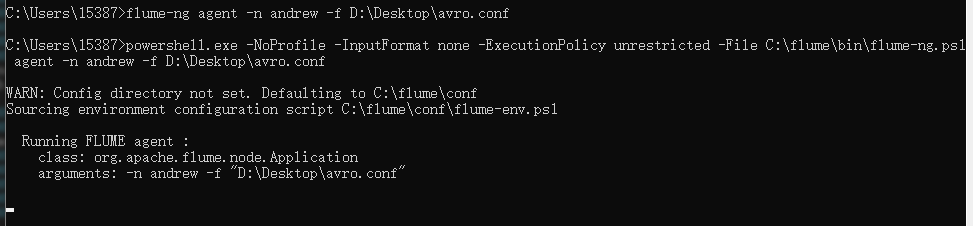 在Windows上运行flume